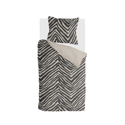 Byrklund Dekbedovertrek Zanny Zebra Zwart / Beige