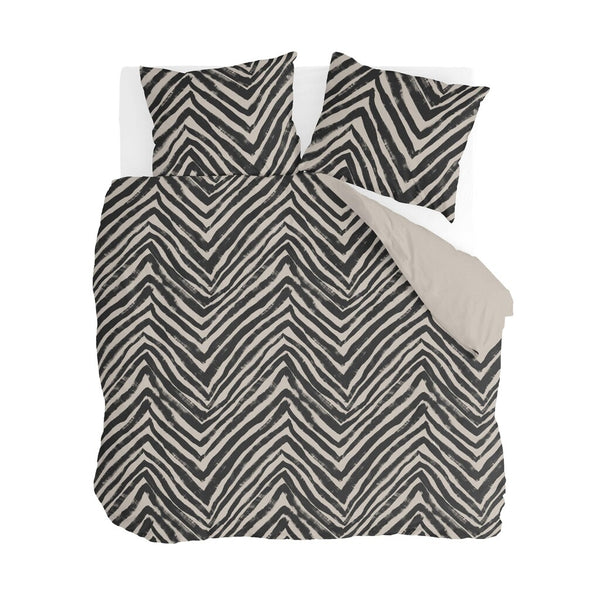Byrklund Dekbedovertrek Zanny Zebra Zwart / Beige