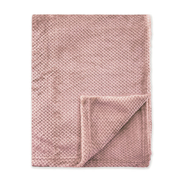 Byrklund Plaid Bubble Cuddle Old Rose 130x160 cm