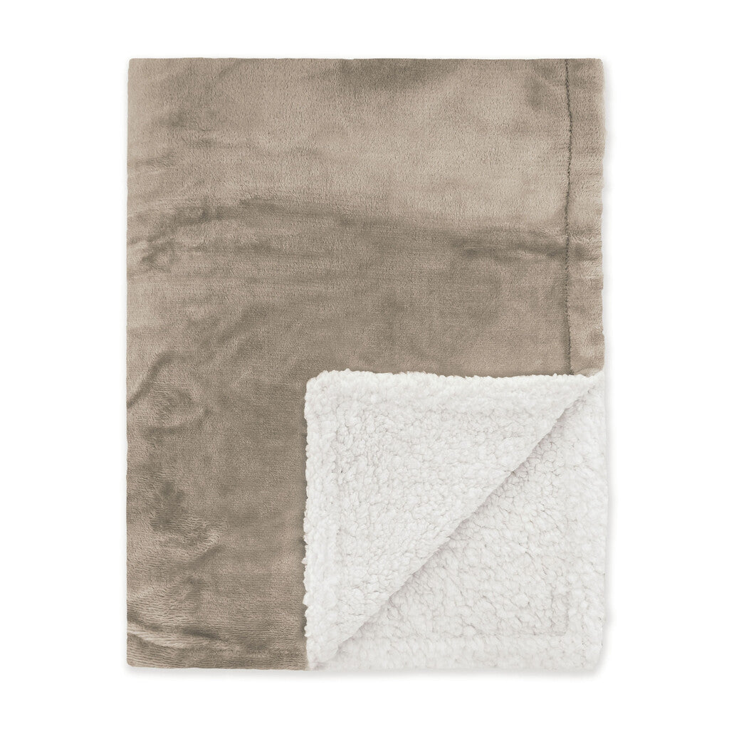 Byrklund Plaid Snowy Hug Taupe 150x200 cm