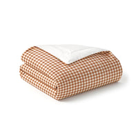 Walra Dekbed all in one Cozy Check Bruin / Off White