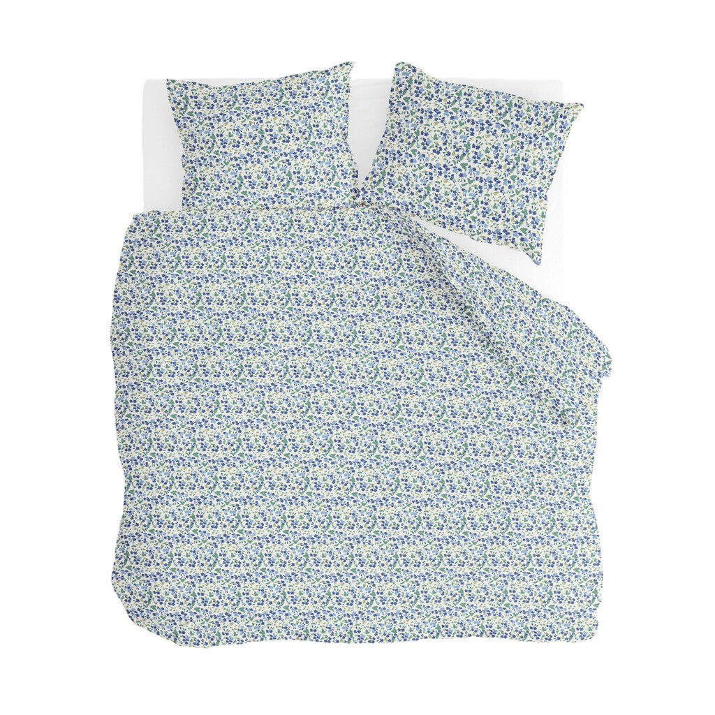 Walra Dekbedovertrek Remade Flower Fairytale Blue