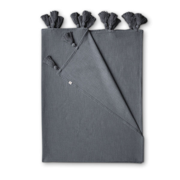 Walra Plaid Funny Frays Anthracite 130x170 cm