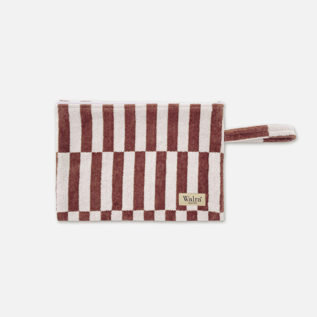 Walra Strandtas Salty Square Brown 25x35 cm