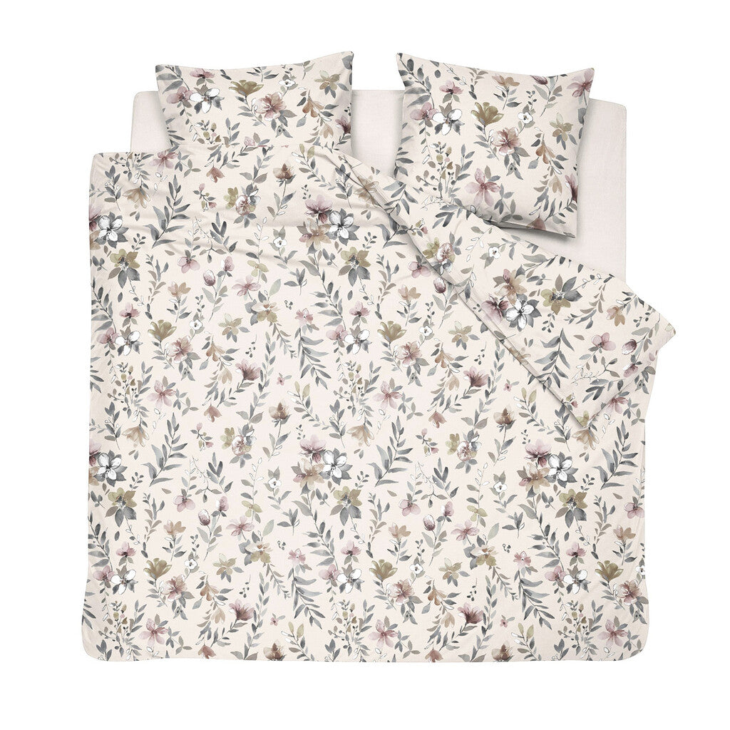 Cinderella Dekbedovertrek Botanica Flanel Beige