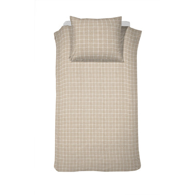 Cinderella Dekbedovertrek Carre Flanel Naturel