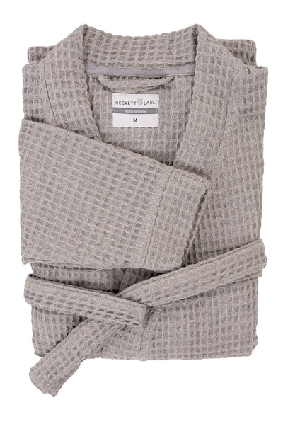Heckett & Lane Badjas Wafel Melange-Grey