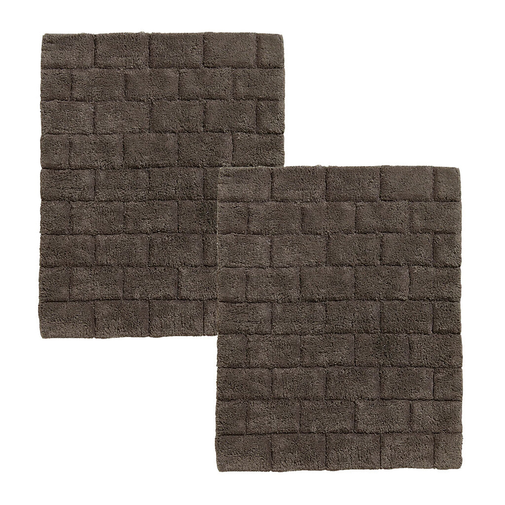 Seahorse Badmat Metro Basalt Set van 2