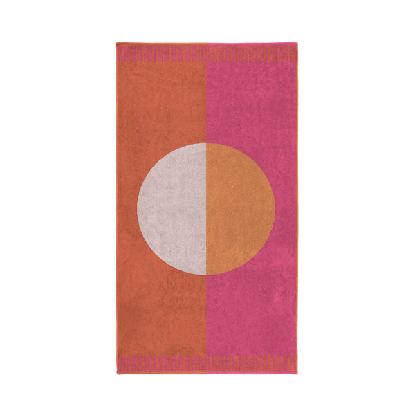 Seahorse Strandlaken Colorblock Circle Pink