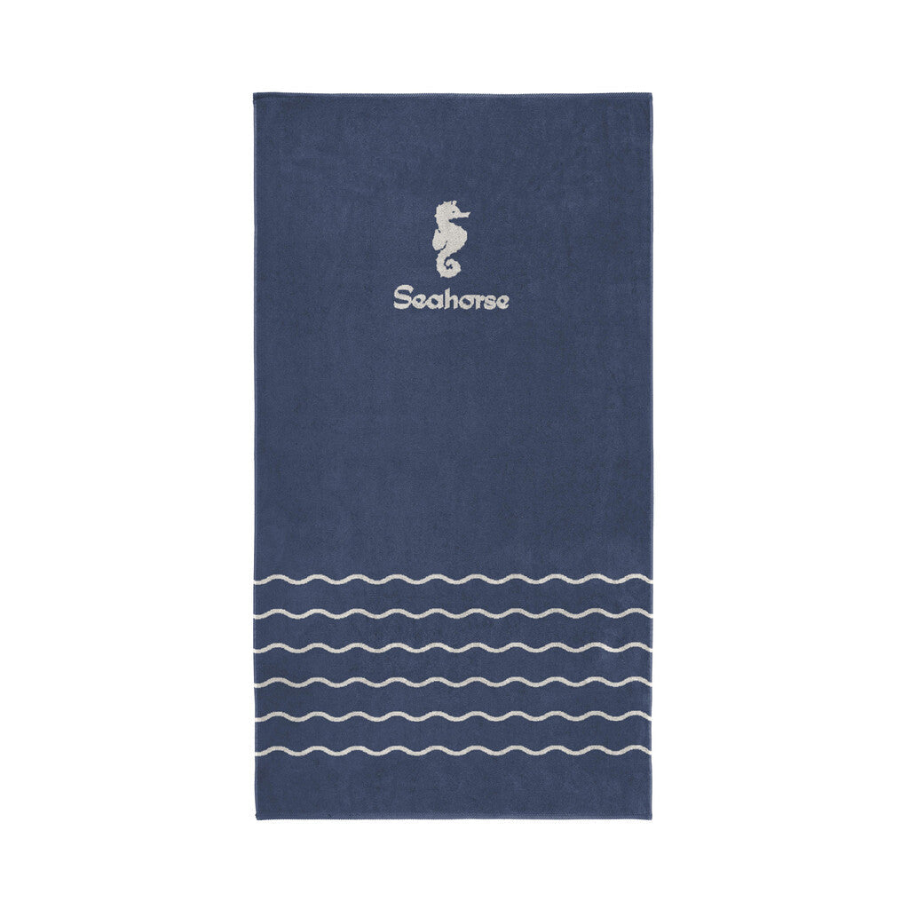 Seahorse Strandlaken Waves Blue