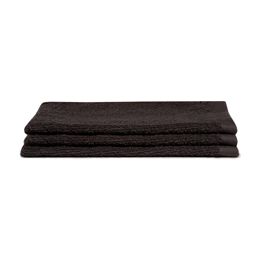 Seahorse Washandje Pure Basalt Set van 3