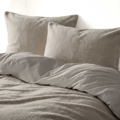Byrklund Dekbedovertrek Favorite Fuzzle Taupe