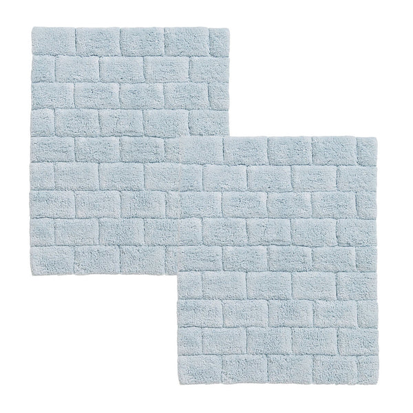 Seahorse Badmat Metro Blue Set van 2