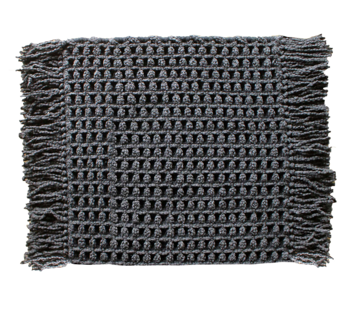 Heckett & Lane Badmat Madras Dark-Grey