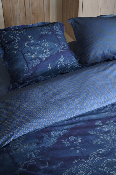 Pip Studio Dekbedovertrek Sundara Wood Donkerblauw