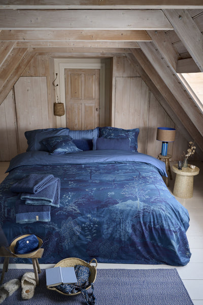 Pip Studio Dekbedovertrek Sundara Wood Donkerblauw