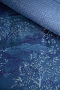 Pip Studio Dekbedovertrek Sundara Wood Donkerblauw