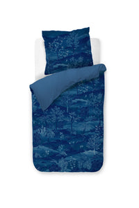 Pip Studio Dekbedovertrek Sundara Wood Donkerblauw