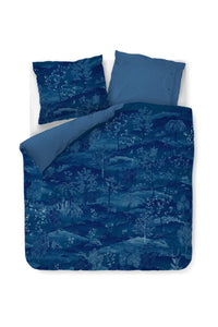 Pip Studio Dekbedovertrek Sundara Wood Donkerblauw