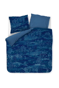 Pip Studio Dekbedovertrek Sundara Wood Donkerblauw