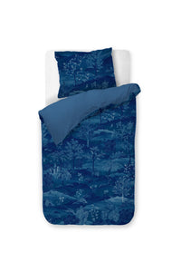 Pip Studio Dekbedovertrek Sundara Wood Donkerblauw