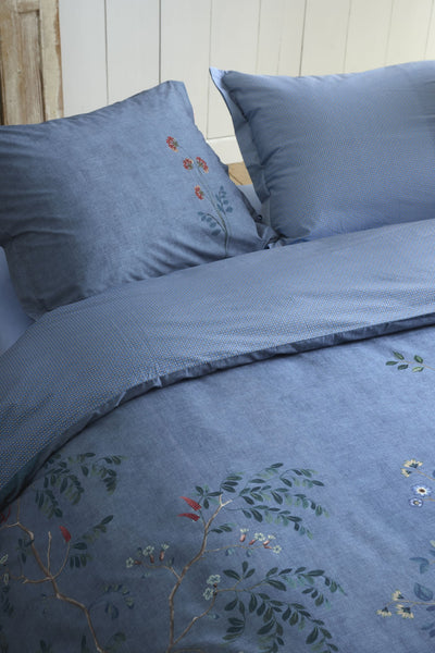 Pip Studio Dekbedovertrek Desi Garden Blauw