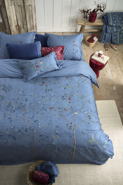 Pip Studio Dekbedovertrek Desi Garden Blauw