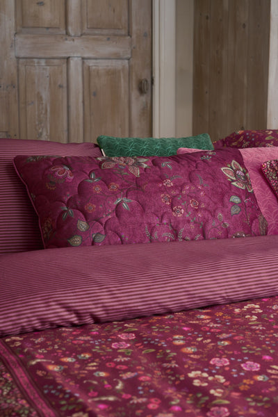 Pip Studio Dekbedovertrek Flora Bangalore Donker roze