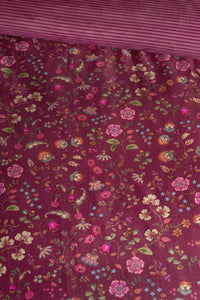 Pip Studio Dekbedovertrek Flora Bangalore Donker roze
