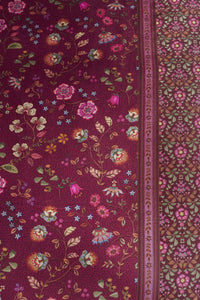 Pip Studio Dekbedovertrek Flora Bangalore Donker roze