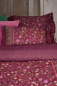 Pip Studio Dekbedovertrek Flora Bangalore Donker roze