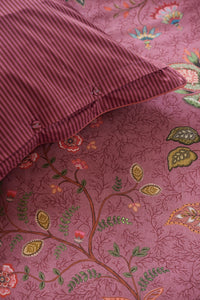Pip Studio Dekbedovertrek Mumbai Evening Donker roze