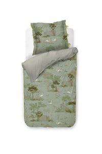 Pip Studio Dekbedovertrek Darjeeling Days Groen