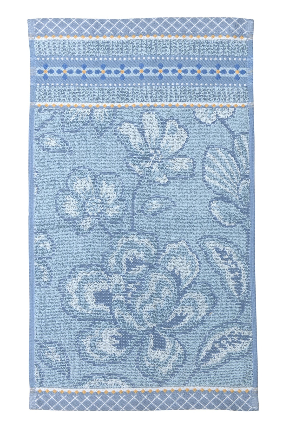 Pip Studio Handdoek Jasmin Jacquard Licht blauw
