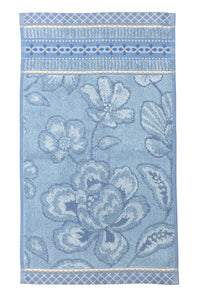 Pip Studio Handdoek Jasmin Jacquard Licht blauw