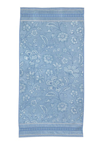 Pip Studio Handdoek Jasmin Jacquard Licht blauw