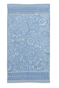 Pip Studio Handdoek Jasmin Jacquard Licht blauw