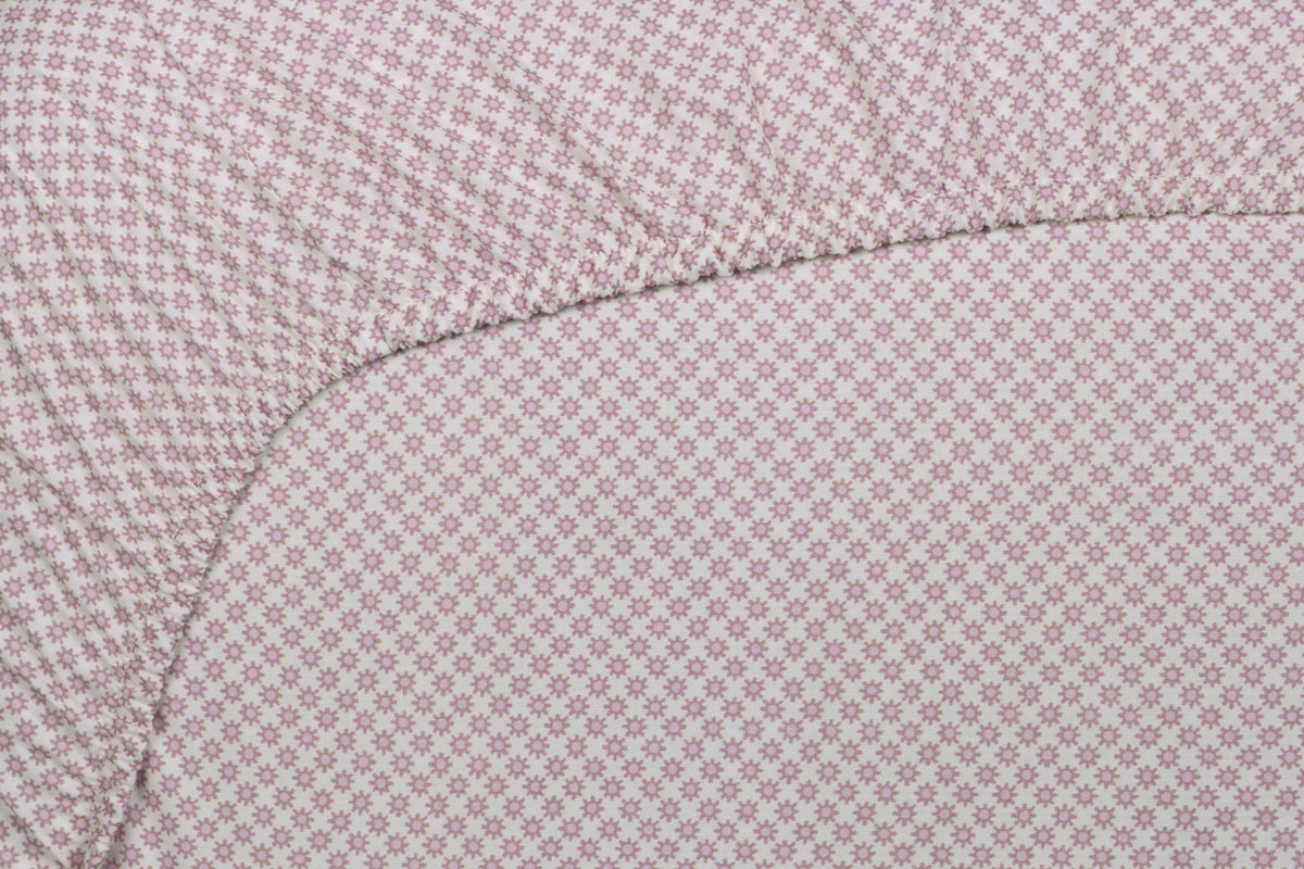 Pip Studio Hoeslaken Twinkle Star Fitted Sheet Wit Roze
