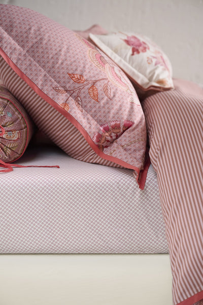 Pip Studio Hoeslaken Twinkle Star Fitted Sheet Wit Roze