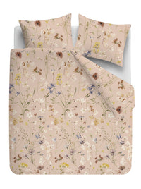 Ariadne at Home Dekbedovertrek Soft Flowers Nude