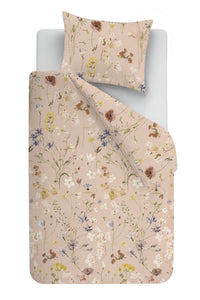Ariadne at Home Dekbedovertrek Soft Flowers Nude