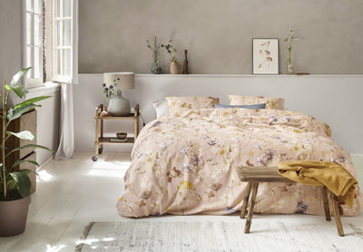 Ariadne at Home Dekbedovertrek Soft Flowers Nude
