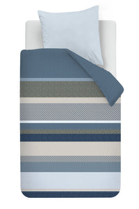 BeddingHouse Dekbedovertrek Hylke Blauw
