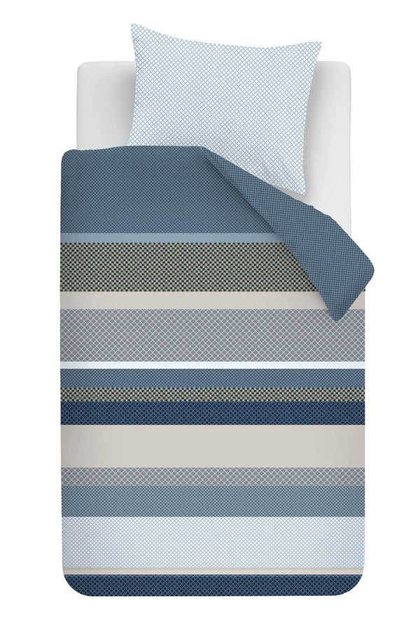 BeddingHouse Dekbedovertrek Hylke Blauw