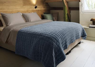 BeddingHouse Quilt Cosy Blauw