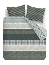 Riviera Maison Dekbedovertrek Tailor Blauw Groen
