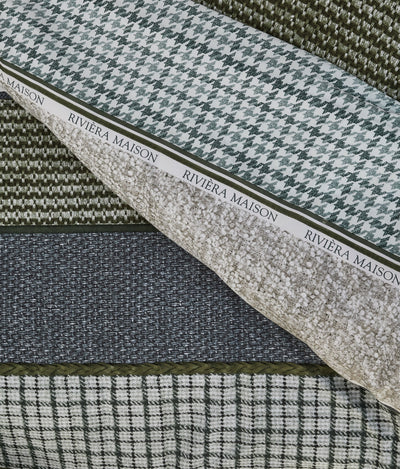 Riviera Maison Dekbedovertrek Tailor Blauw Groen