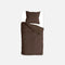 Byrklund Dekbedovertrek Quiet Cozy Chocolate Brown