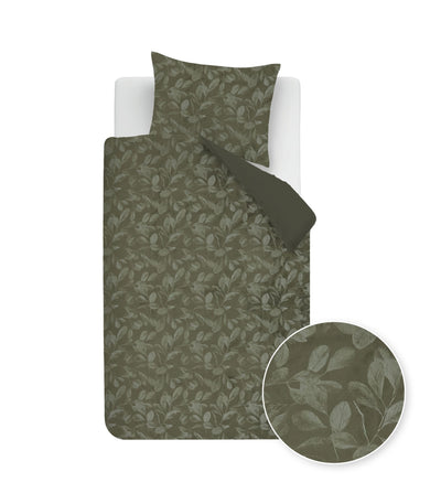 Riviera Maison Dekbedovertrek Sanu Olive Green
