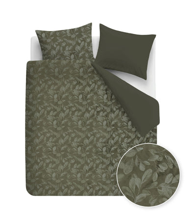 Riviera Maison Dekbedovertrek Sanu Olive Green